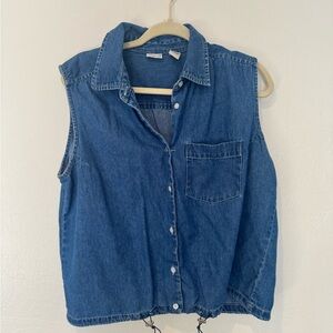 Northcrest Blue Denim Top